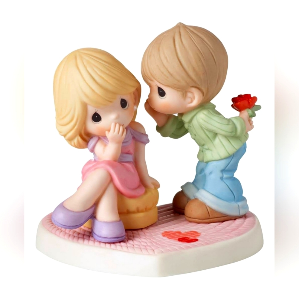 Precious Moments Its No Secret I Love You Porcelain Figurine 153004